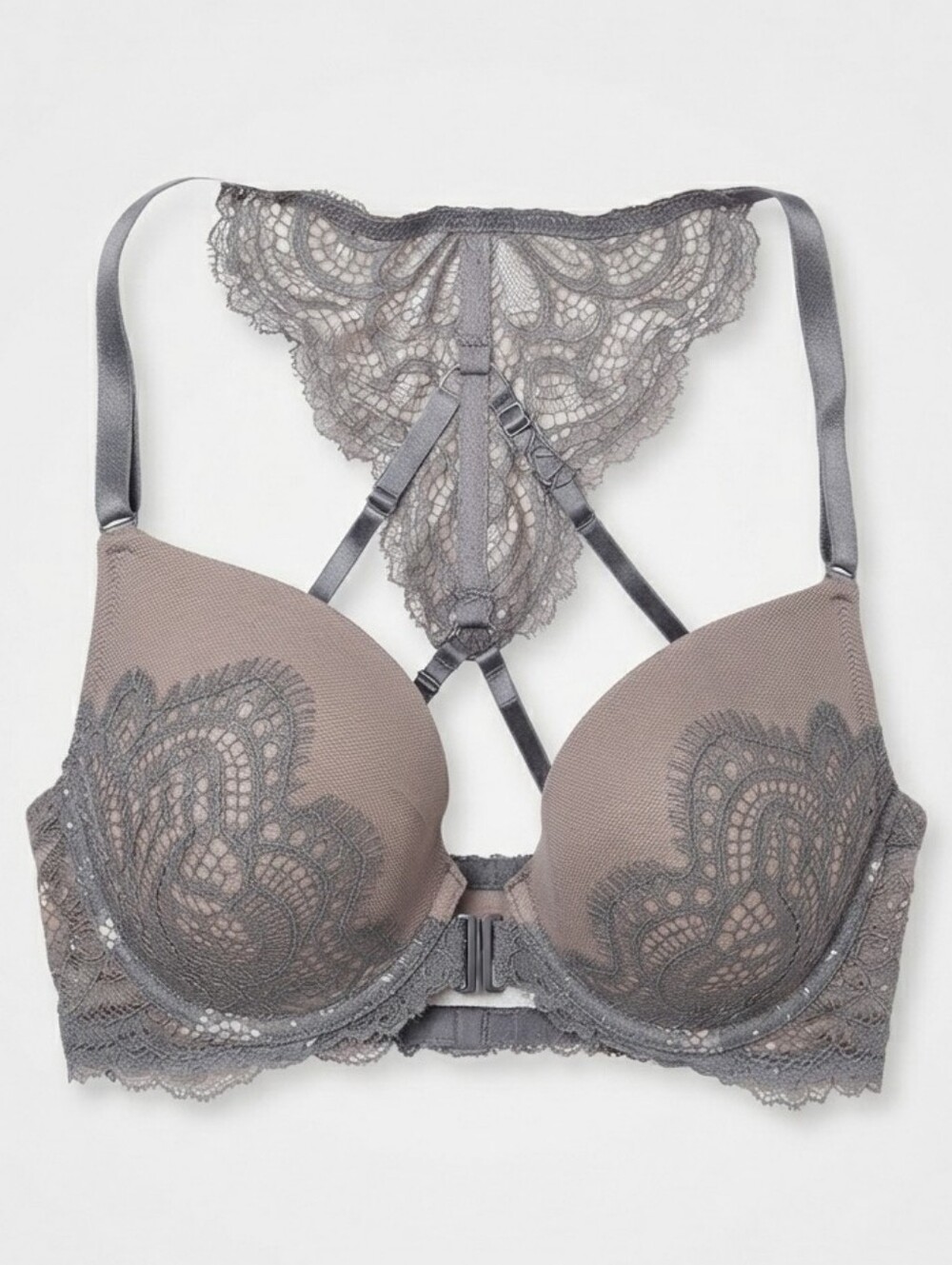 Victoria's Secret Dream Angels Collection Lace Overlay Racerback Bra 32DDD - Picture 3 of 16
